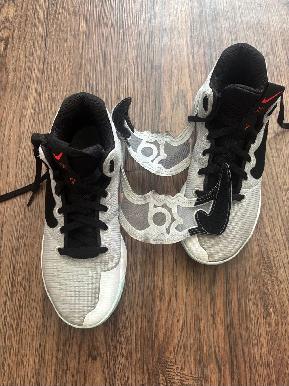 Nike KD Trey 5 X DD9538-009 Wolf Grey Mint Orange Mens 8 Kevin Durant Basketball